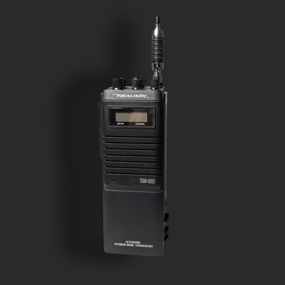 Realistic 40 Ch. CB Transceiver Radio Handheld Talkie TRC-221
